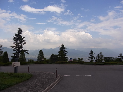 富士屋ホテル前からの眺め